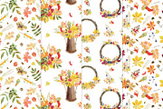 Autumn rustic watercolor kit, a Decorative Illustration by Elegantia (Thumbnail 10 of 10)
