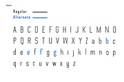 Alicization - Sans Serif, a Sans Serif Font by Teweka (Thumbnail 11 of 11)