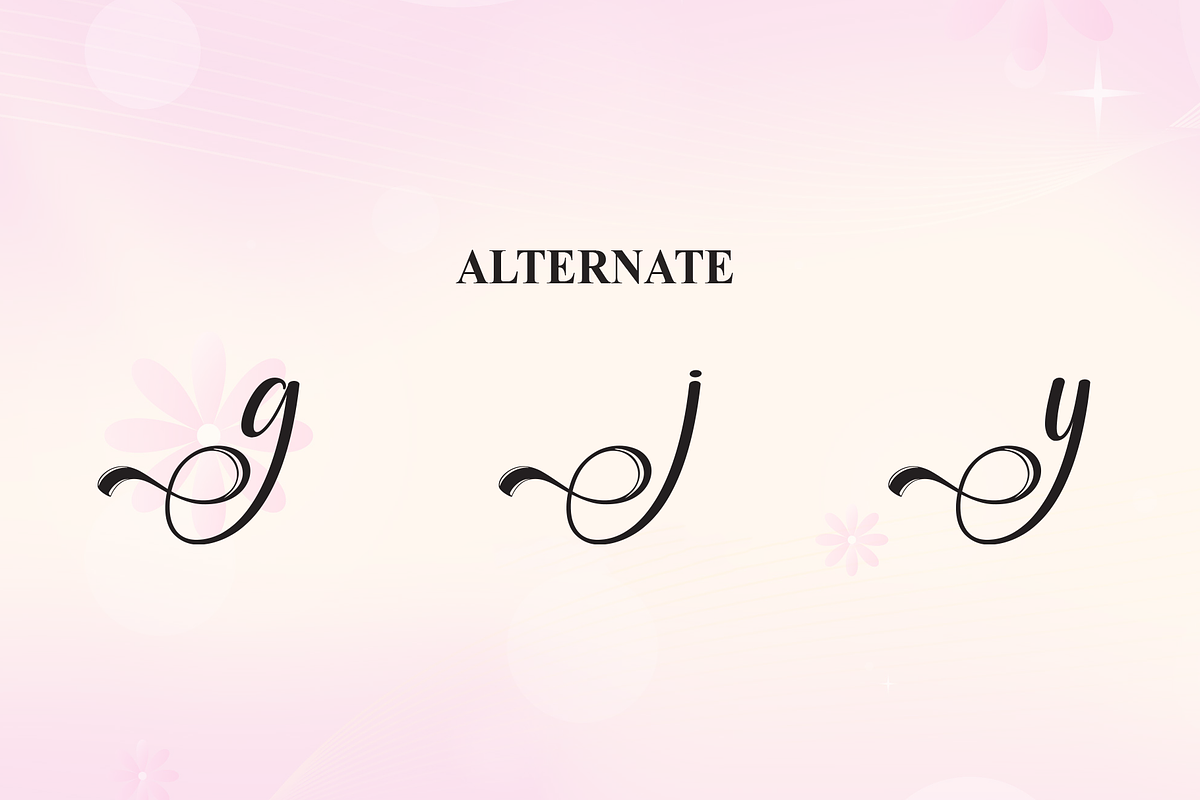 Blushing | Script Font, a Handwritten Font by Scratchones (Photo 8 of 9)