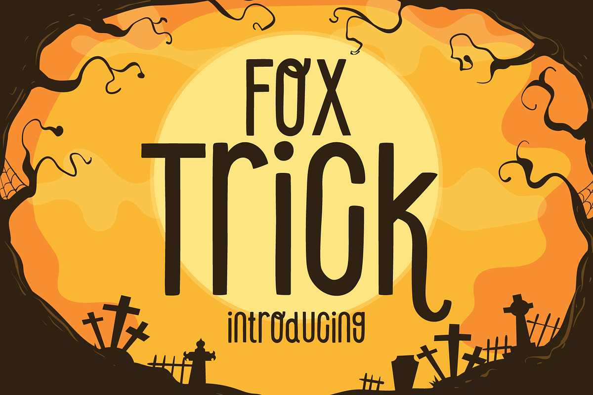 Fox Trick  Font, a Slab Serif Font by Fox7 By Rattana (Photo 1 of 8)