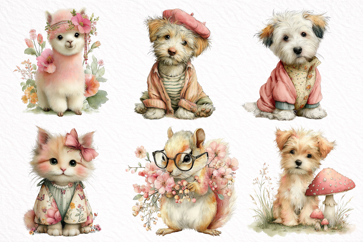Summer Watercolor Clipart PNG, an Illustration by DreamArtGraphic (Photo 5 of 8)