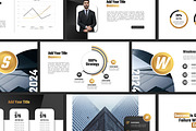 Black and Gold Powerpoint Template, a Presentation Template by SKY CREATION (Thumbnail 3 of 6)