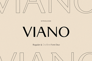 Viano Regular & Outline