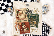 Christmas Postage Stamp PNG,Vintage, an Object Illustration by Libby Wishes (Thumbnail 2 of 4)