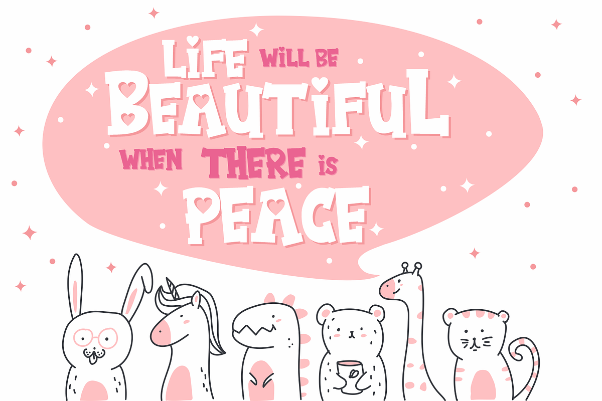 Meow in Love, a Font by Fachranheit Studio (Photo 3 of 11)