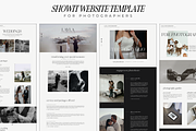 Photographer Showit Website Template, a Landing Page Template by Blush Created (Thumbnail 1 of 20)