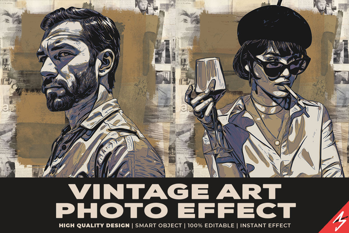 Vintage Art Photo Effect, an Action Add-On by Amorjesu.com (Photo 1 of 29)