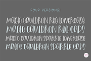 MAGIC CAULDRON Halloween Witch Font, a Sans Serif Font by Blush Font Co. (Thumbnail 4 of 6)