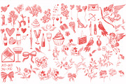 VALENTINE'S DAY IN PINK & RED COLOR, an Object Graphic by Knopazyzy (Thumbnail 17 of 17)