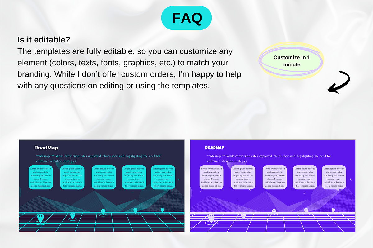 Roadmap Timeplan Presentation Slides, a Presentation Template by GrowthHackingStudio (Photo 6 of 8)