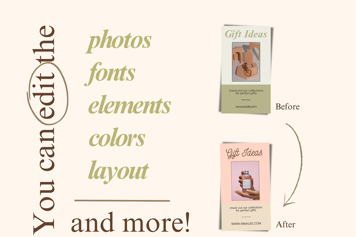 Chic Instagram Story Templates, a Social Media Template by Hell Yeah Designs (Photo 6 of 7)
