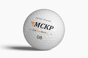 Golf Ball Mockup Set, an Advertising Mockup by ForgeDesign (Thumbnail 6 of 7)
