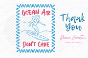 Summer Beach PNG Hand Drawn Line Art, an Illustration by Dream Creation (Thumbnail 7 of 7)