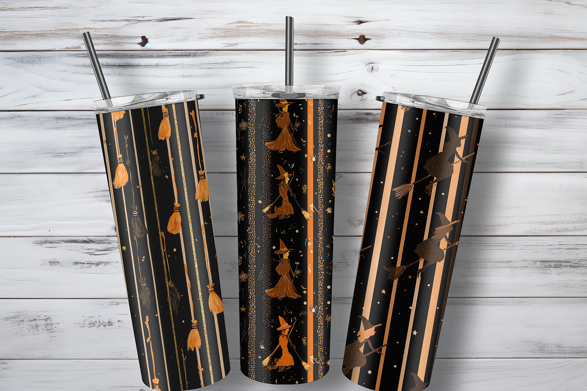 Black Copper Halloween Digital Paper, a Pattern Graphic by LA Design (Photo 10 of 10)