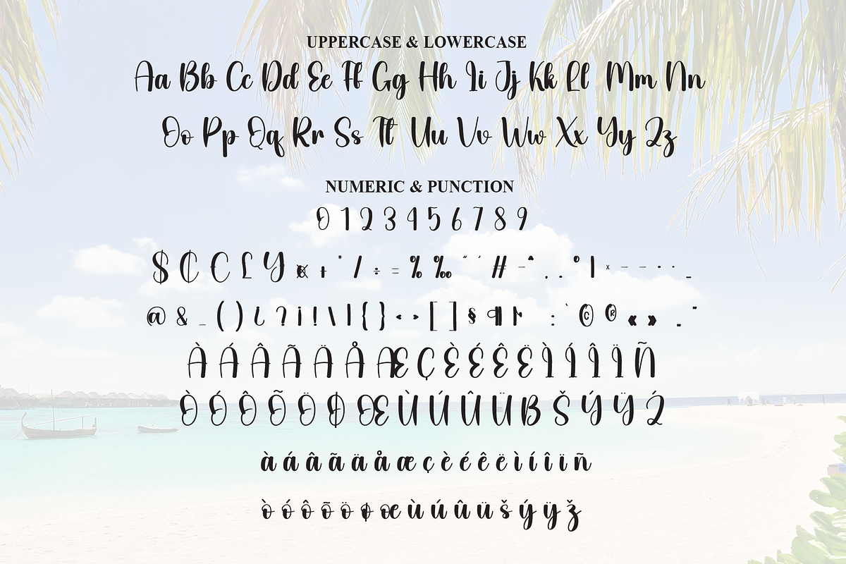 Beach | Script Font, a Handwritten Font by Scratchones (Photo 7 of 8)