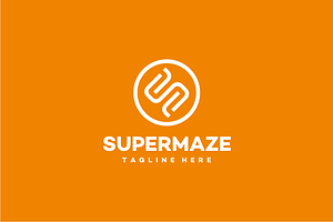 Supermaze - Letter S Logo