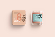 Candle glass and box packaging, a Household Mockup by GraphicWave (Thumbnail 1 of 7)