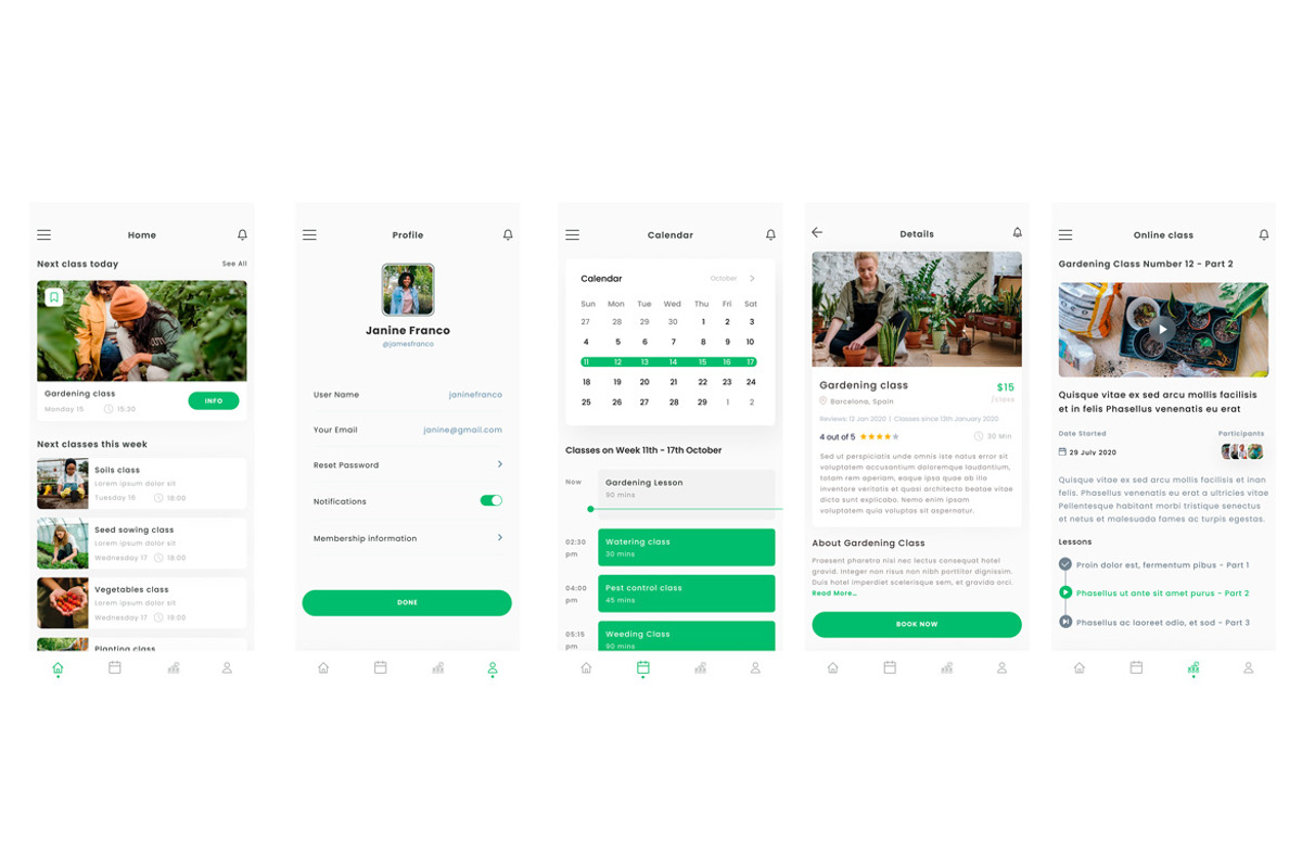 Gardening & horticulture School App, an App Template by nagaredesignstudio (Photo 2 of 2)