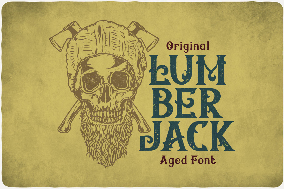 Lumberjack Typeface preview 3
