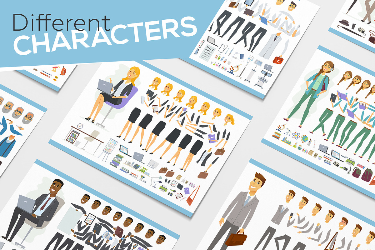 Big Character Constructor Kit, an Education Illustration by Boyko Pictures (Photo 2 of 10)
