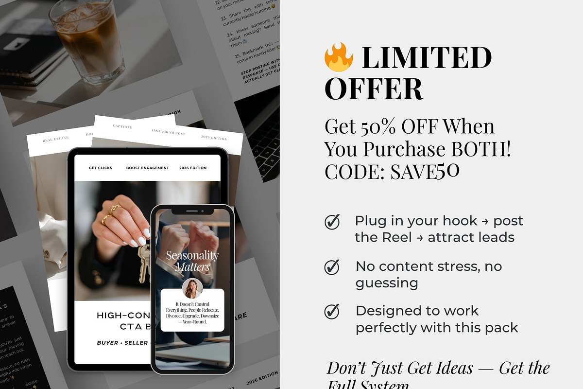 Real Estate Instagram Content Kit, a Social Media Template by Instprofi | Studio Estimo (Photo 37 of 37)