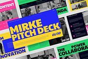 Mirke : Vibrant Color Keynote, a Presentation Template by Punkl Camp (Thumbnail 1 of 9)