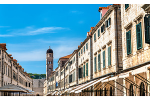 Buildings on Stradun, the main, an Architecture Photo by Leonid Andronov