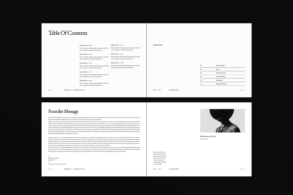 Book Title Layout Design Landscape, a Brochure Template by DesignCrest (Photo 6 of 22)