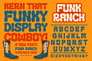 Funk Ranch Display Font, a Font by Brethrendesignco (Thumbnail 1 of 4)