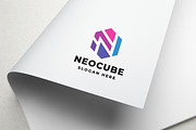 Letter N Technology Cube Logo, a Branding & Logo Template by Design_Planet (Thumbnail 2 of 3)