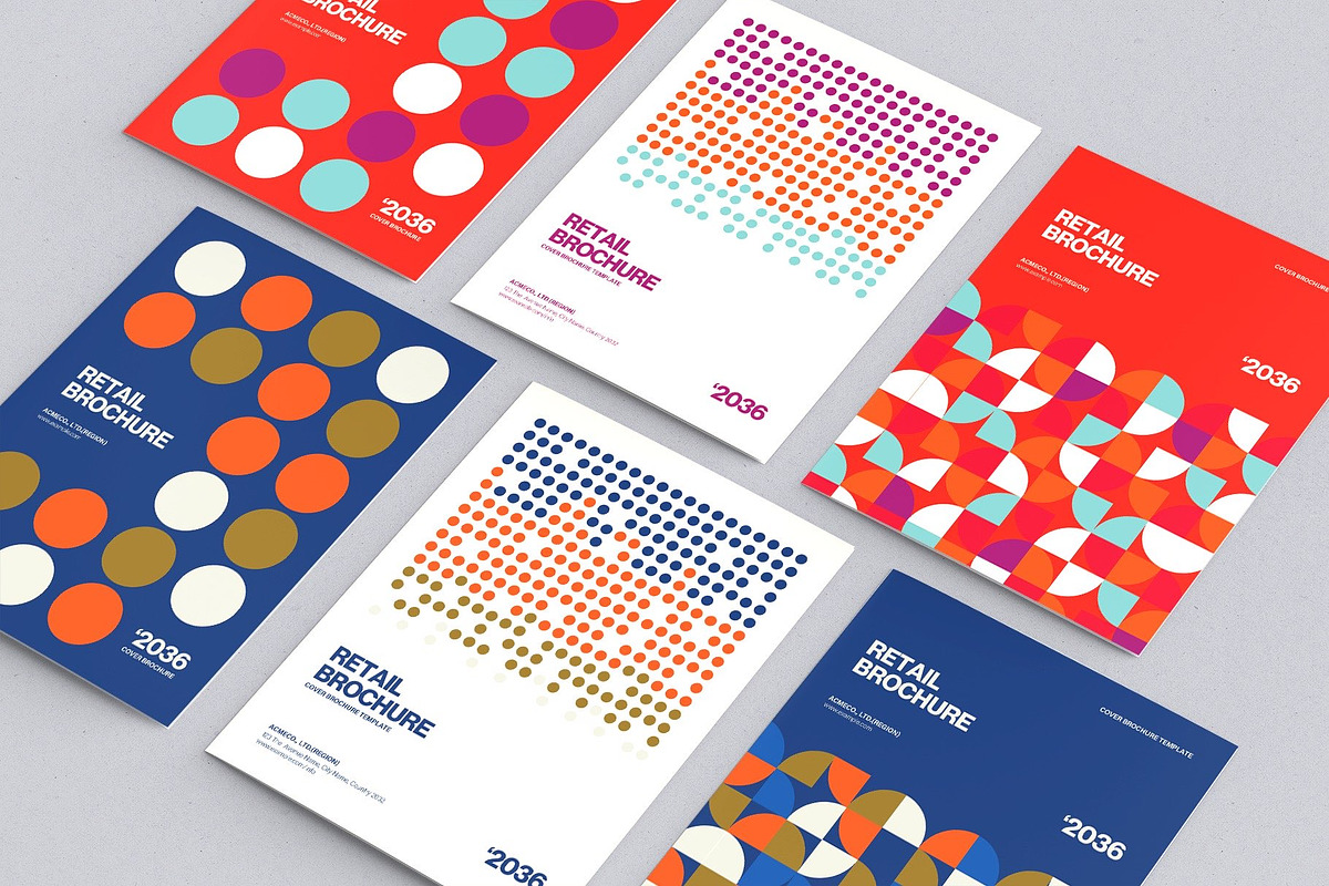 Creative Bauhaus Brochure Cover Temp, a Brochure Template by BrandPacks (Photo 5 of 6)