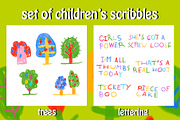 Naive kids scribbles illustrations, a Person Illustration by okchizh (Thumbnail 6 of 12)