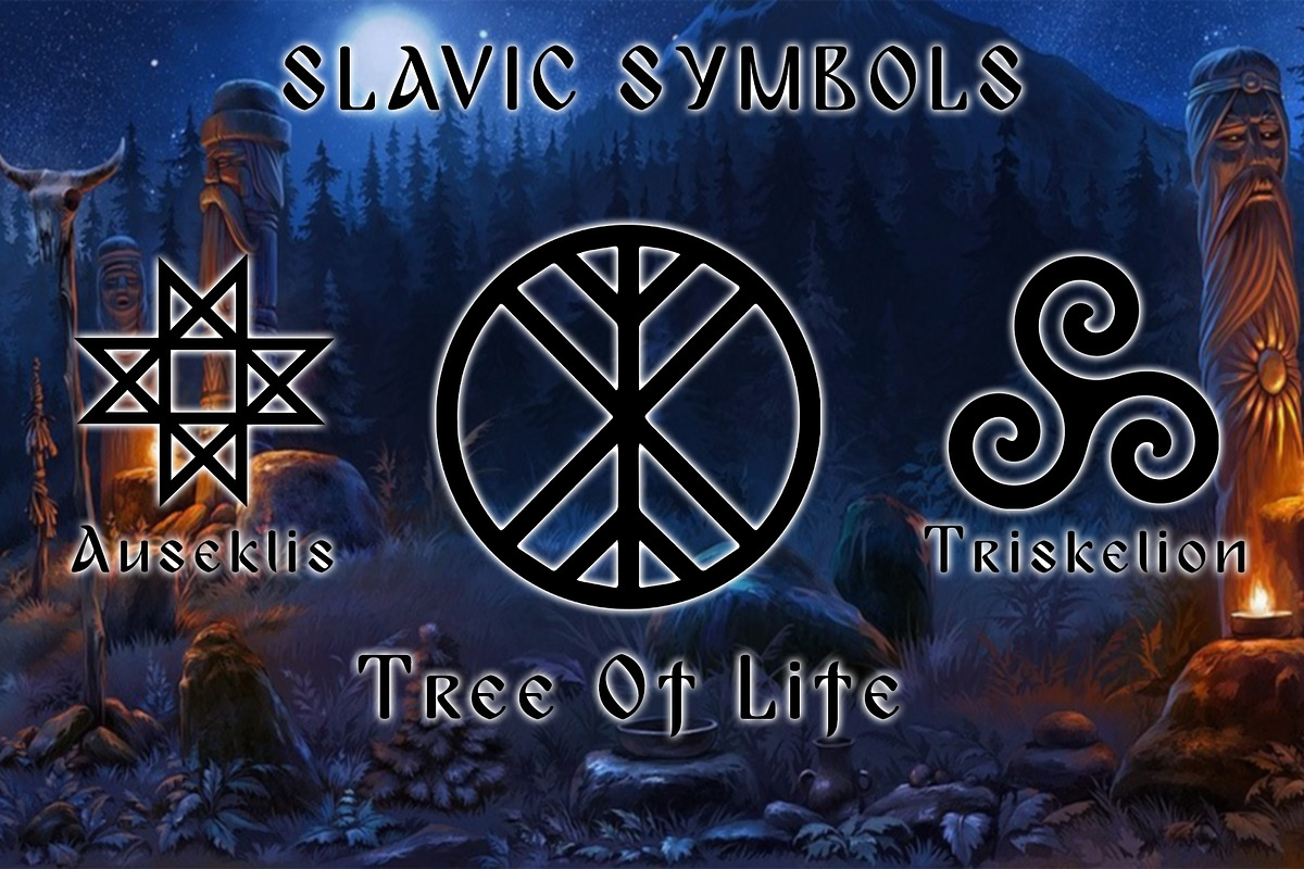 Slavic Gods Symbols, an Object Illustration by TheSlavicRoots (Photo 3 of 5)