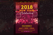 New Year Party Flyer, a Flyer Template by Creative  designer (Thumbnail 2 of 4)
