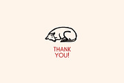 Hand-Drawn Dogs Cliparts Set, an Animal Illustration by Veronika Gotovceva (Thumbnail 8 of 8)