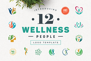 Wellness People Logo Bundle