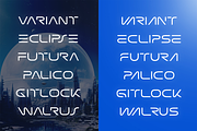 Psionic - Futuristic Font, a Sans Serif Font by Pekotype (Thumbnail 3 of 15)