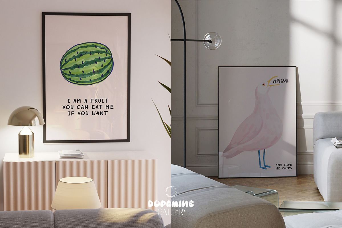 Dopamine Gallery – 100 Poster Bundle, a Graphic by Wall Art Print Studio (Photo 53 of 55)