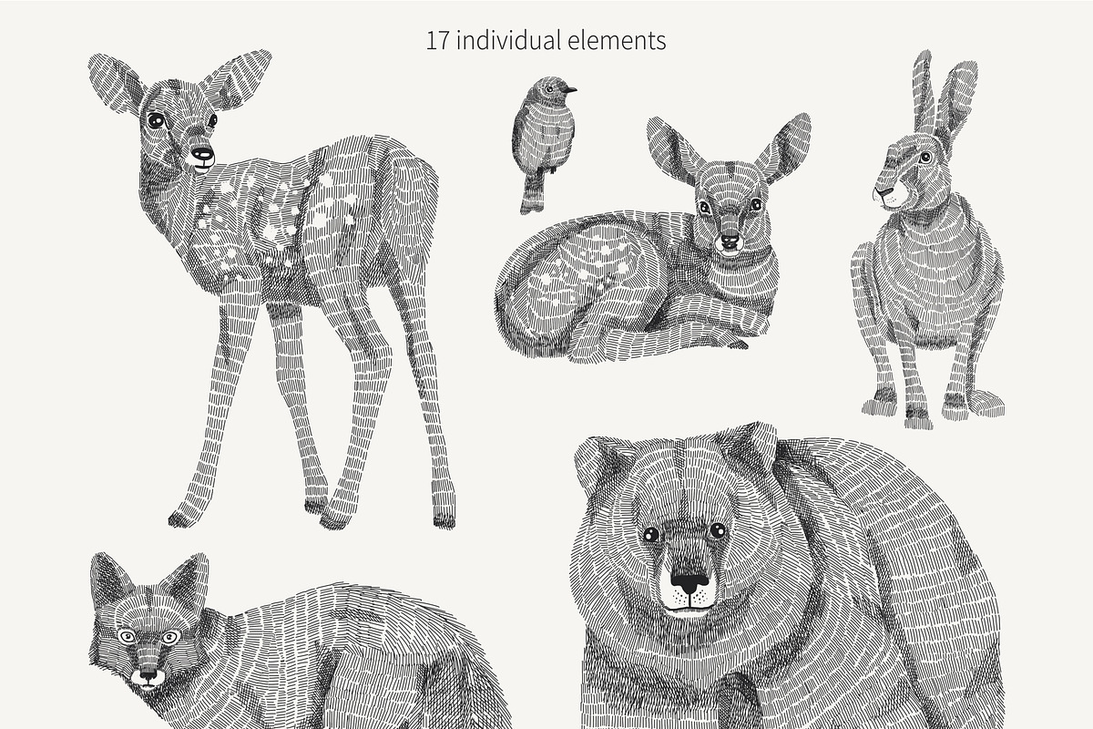 Forest pattern, a Pattern Graphic by Elona Laff (Photo 5 of 5)