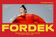 Fordek, a Sans Serif Font by Wildan Type (Thumbnail 1 of 9)
