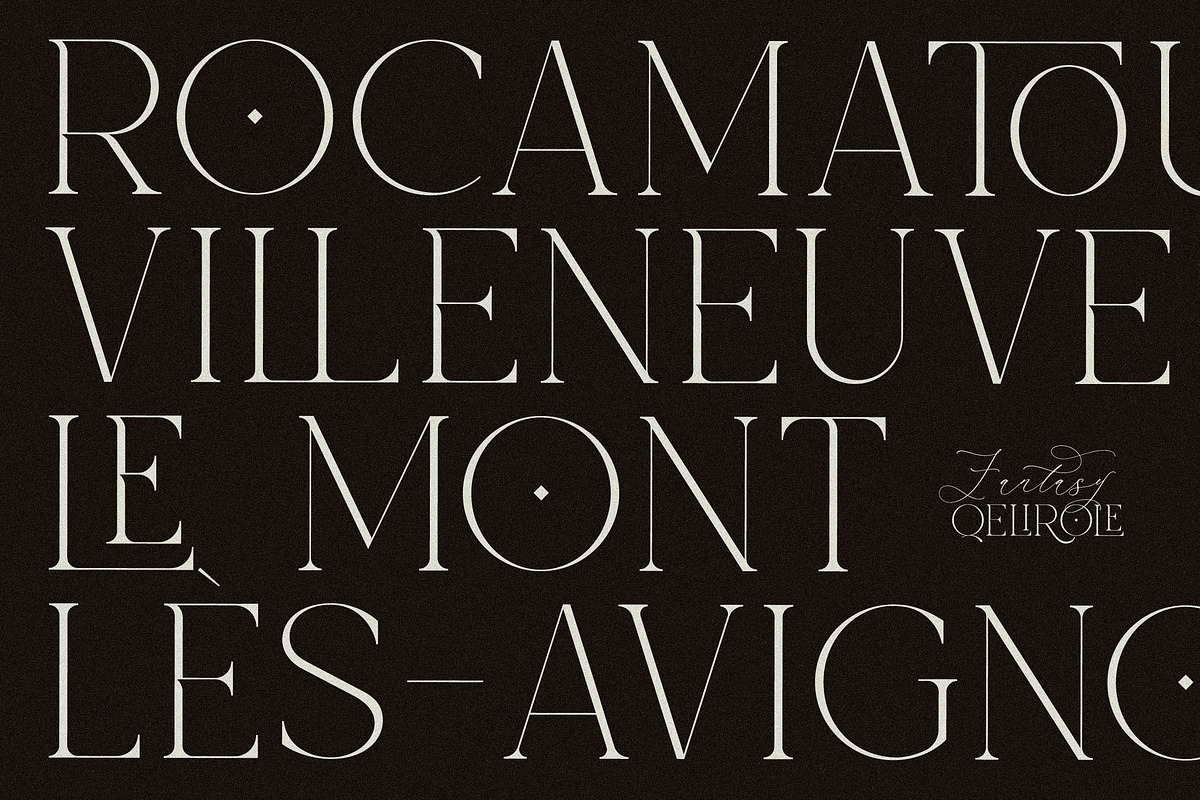 Fantasy Qelirole Stylish Font Duo, a Serif Font by Storytype Studio (Photo 6 of 15)