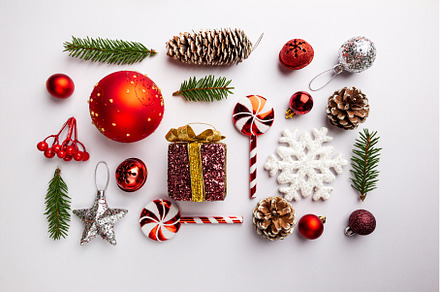 Christmas holidays composition, a Holiday Photo by piter.goskov