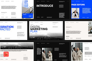 Digital Marketing Plan Presentation, a Presentation Template by Creatorism