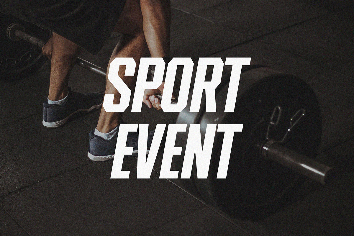 Gunsport - Sport Display Font, a Sans Serif Font by TypeLogue (Photo 5 of 5)