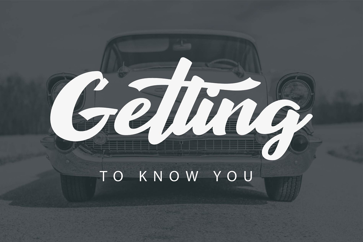 Retroday, a Script Font by StudioRz (Photo 3 of 8)