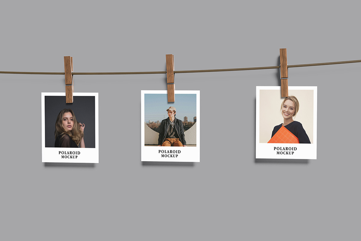 Polaroid Mockup, a Product Mockup by Squashy Creative Studio (Photo 2 of 5)