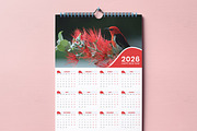 Wall Calendar Design Template, a Stationery Template by Rahul Datta (Thumbnail 3 of 4)