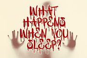 Bloody Shout - Horror Display Font, a Blackletter Font by RagamKata (Thumbnail 6 of 12)