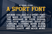 Bourne College - Slab Serif Font, a Slab Serif Font by Viswal Studio (Thumbnail 2 of 7)