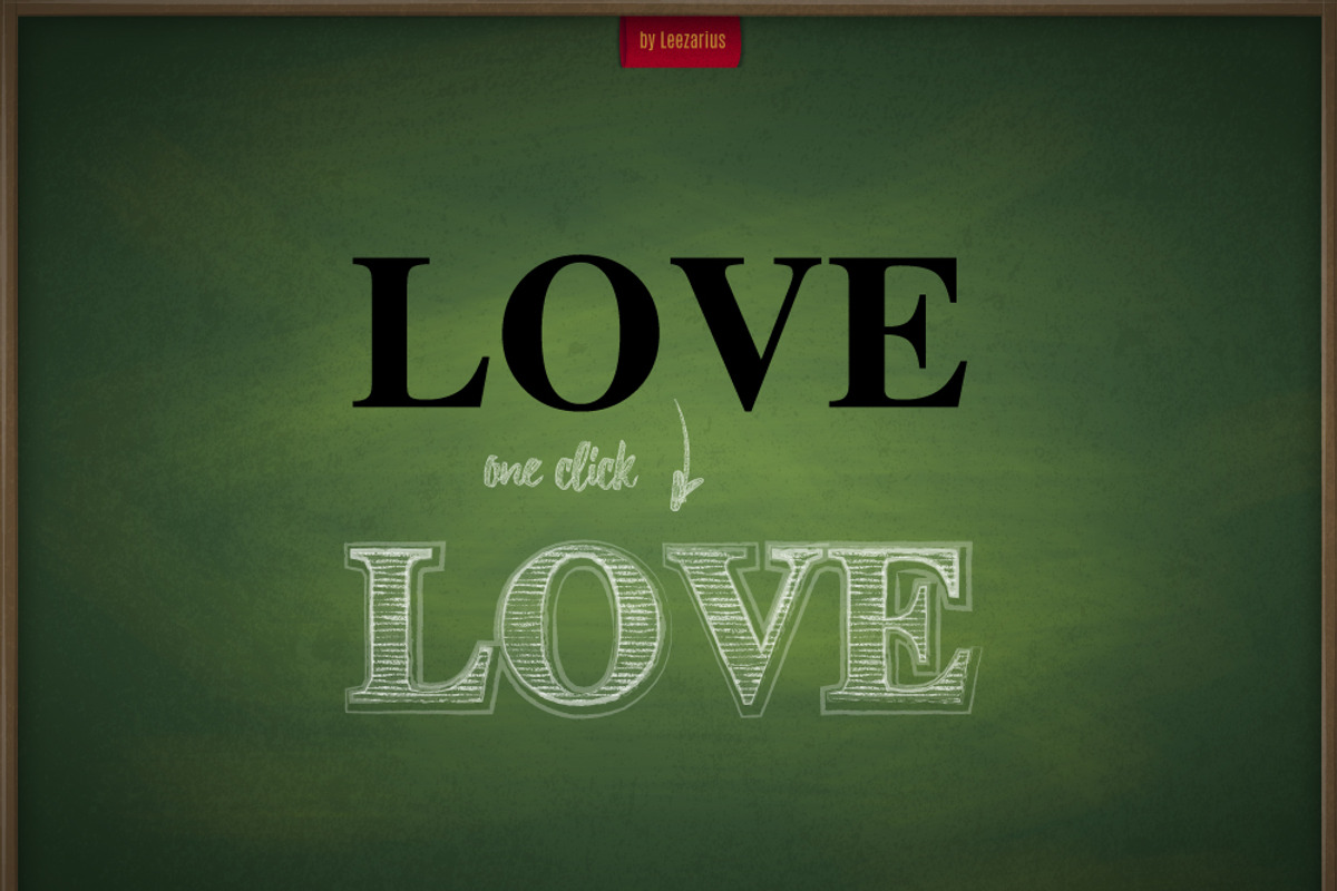 Chalk realistic vector AI style, a Layer Style Add-On by leezarius (Photo 6 of 7)